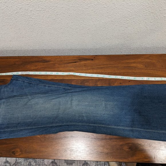 AG Goldschmied Dark Wash Mid Rise The Angel Flair Jeans 29 - Picture 14 of 15